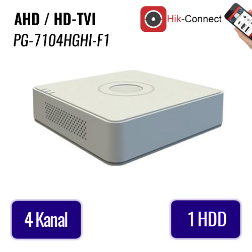 HIKVISION DS-7104HGHI-M1   4 KANAL KAYIT CİHAZI